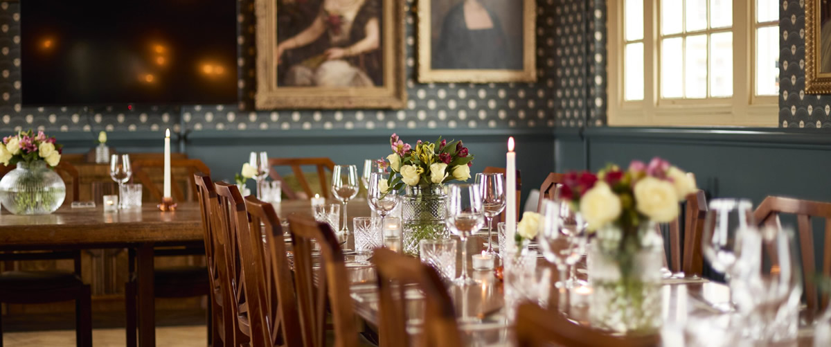 Elegant Stamford restaurant interior
