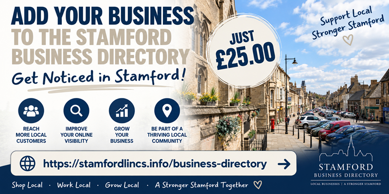 Add your business to the Stamford Business Directory for £25